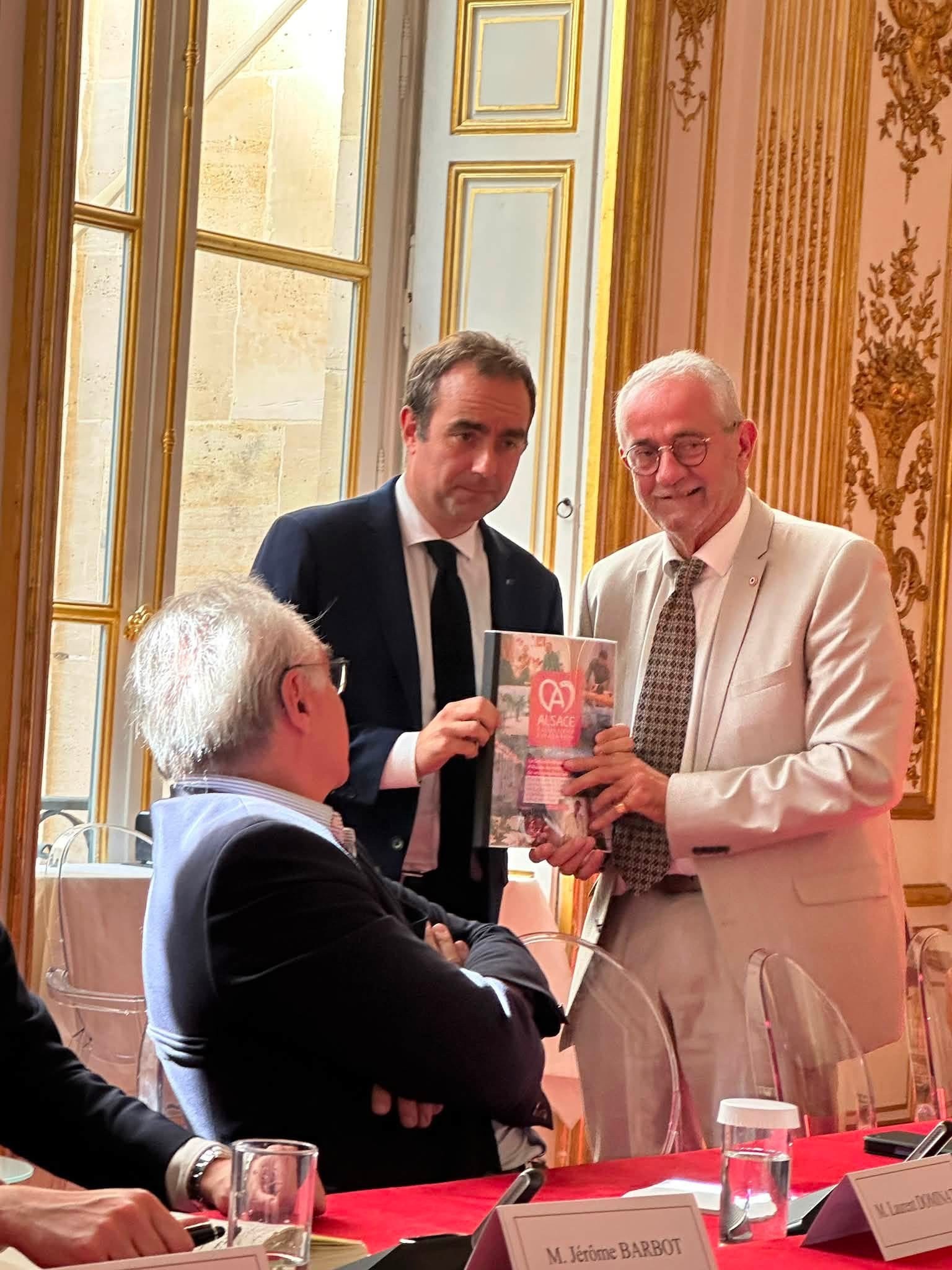 Proposition de loi Alsace : Rencontre avec Sébastien Lecornu, Premier ministre, le 07.07.2026