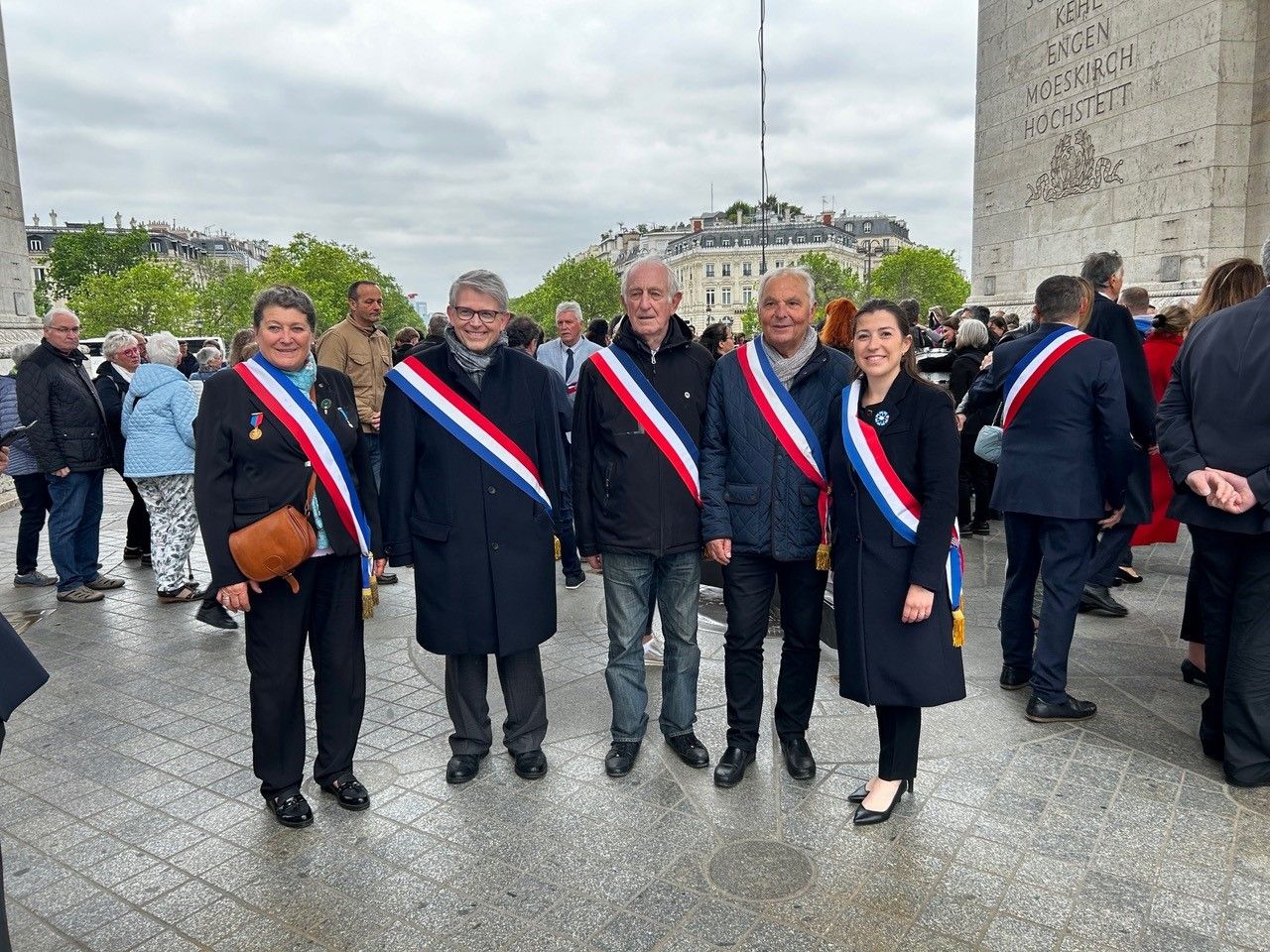 Ravivage de la Flamme, Arc de Triomphe le 8 mai 2024