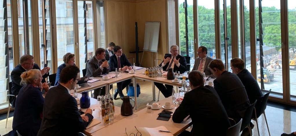 Réunion de travail commune du groupe CDU-CSU et du groupe Les Républicains, Berlin le 15.06.23