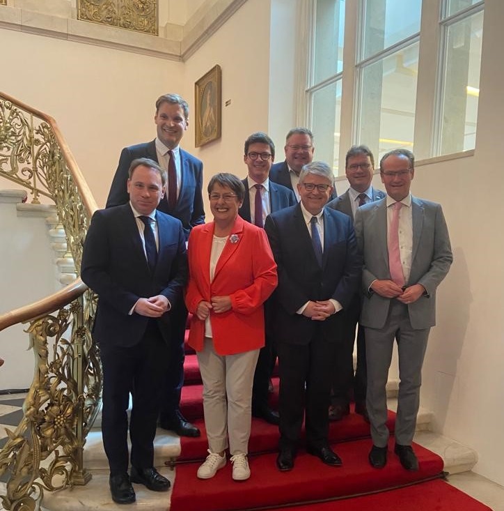 Réunion de travail commune du groupe CDU-CSU et du groupe Les Républicains, Berlin le 15.06.23