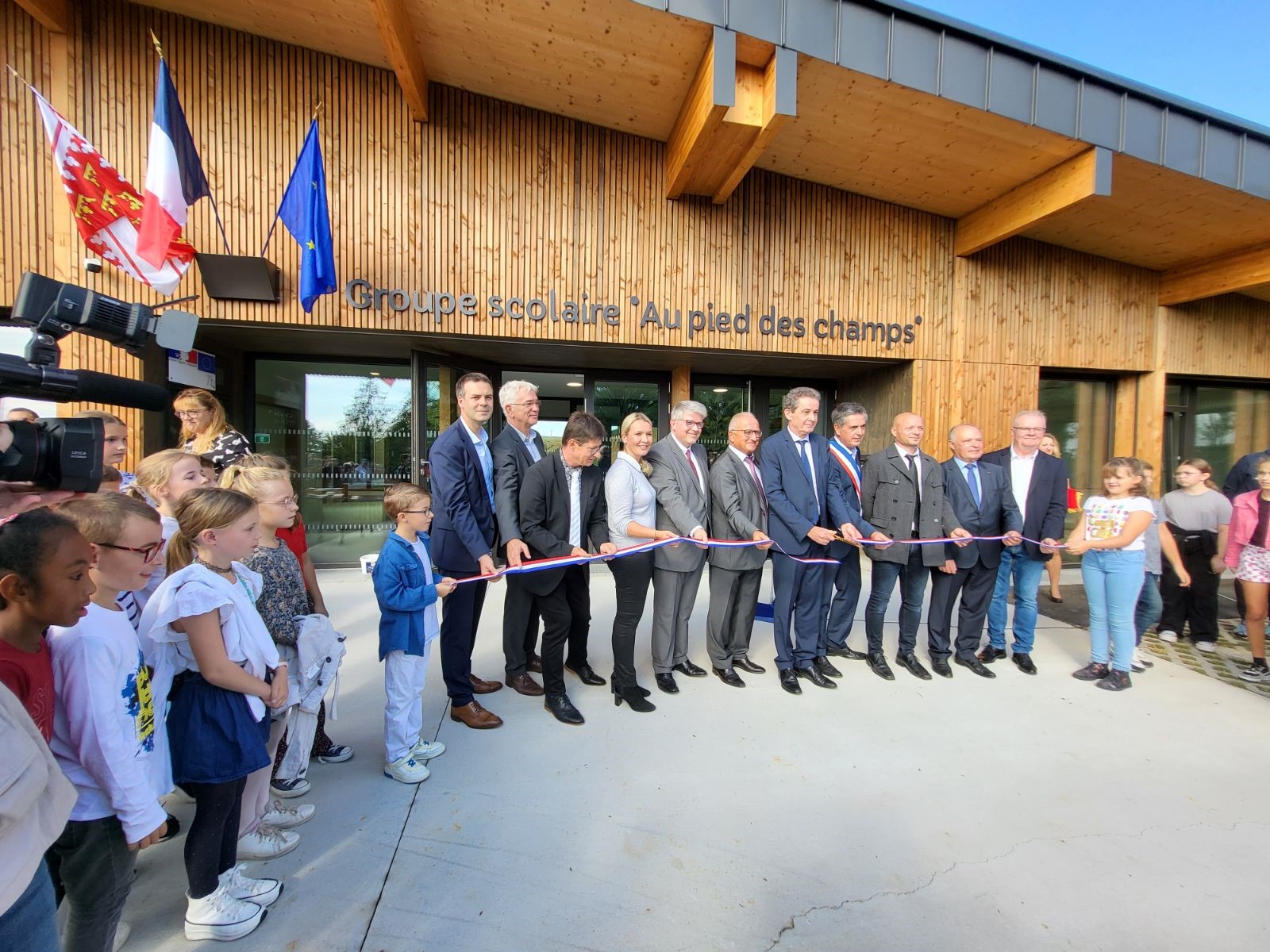 Inauguration du groupe scolaire "Au Pied des Champs" - Communauté de Communes du Pays Zorn, Alteckendorf le 23.09.23