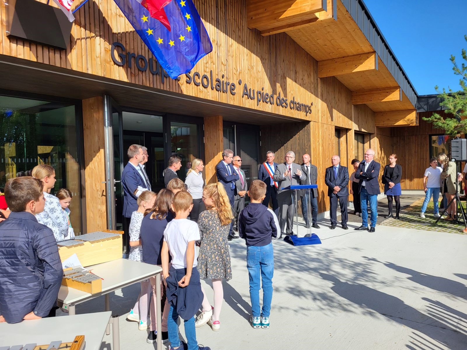 Inauguration du groupe scolaire "Au Pied des Champs" - Communauté de Communes du Pays Zorn, Alteckendorf le 23.09.23