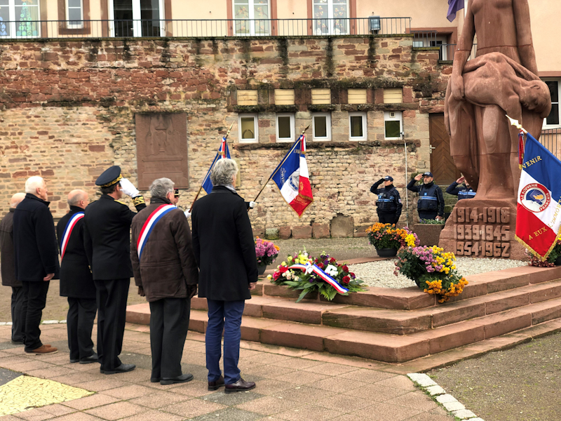 Cérémonie en hommage aux victimes du conflit de la guerre franco-algérienne, Saverne le 05.12.22