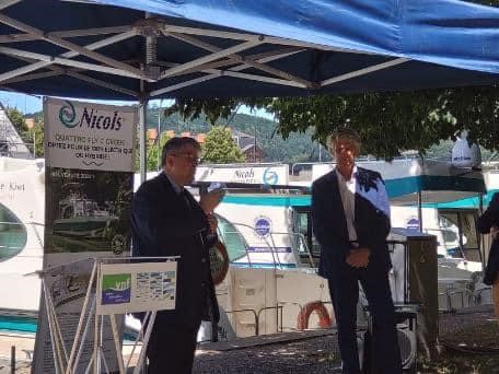 Inauguration du nouveau bateau Nicols à propulsion Hybride et célébration des 30 ans de Nicols, Saverne le 24.06.2022